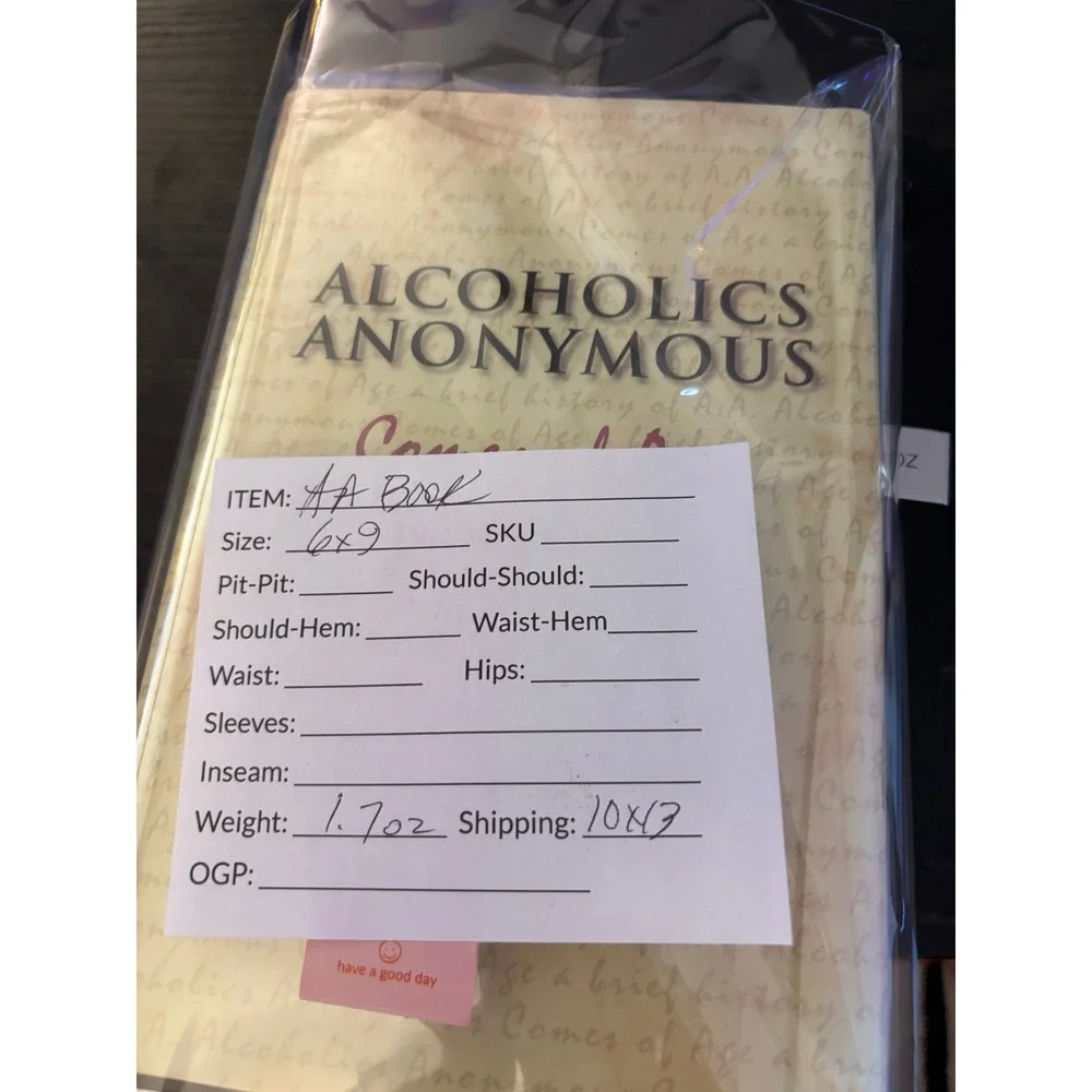 Alcoholics Anonymous Comes of Age A Brief History of A.A. Hardcover Book